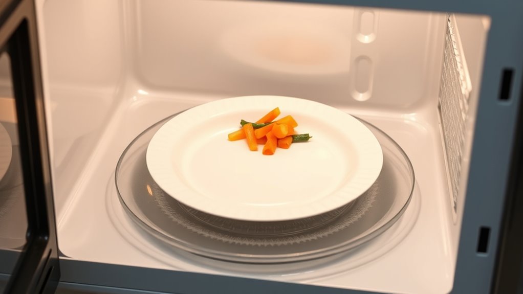use microwave safe paper plates