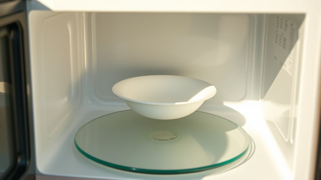 use microwave safe paper plates