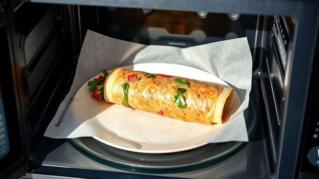 use microwave safe parchment paper