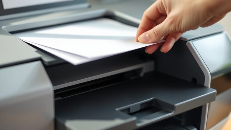 using lined paper in printer