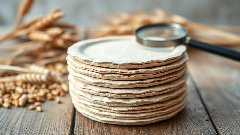 varied paper plate materials
