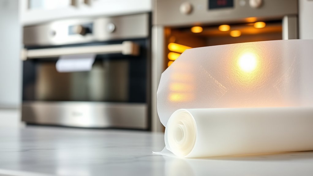 wax paper should not go in oven
