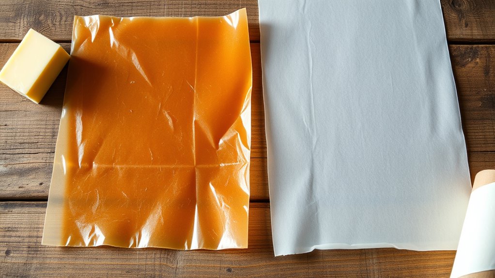 wax versus butter paper